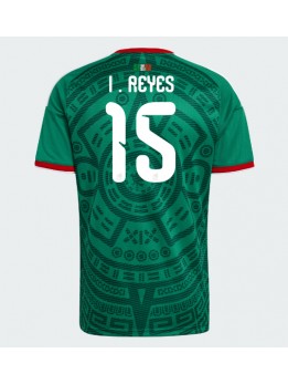 Billige Mexico Israel Reyes #15 Hjemmedrakt VM 2026 Kortermet